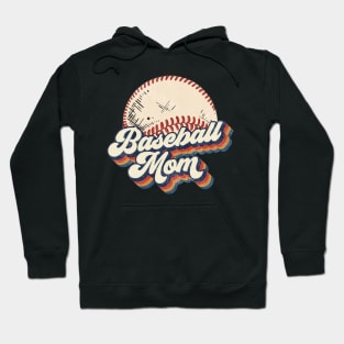 Retro Baseball Mom Mother's Day Hoodie